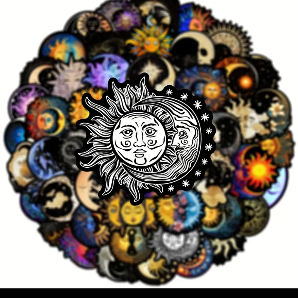 Colorful Celestial Sticker Set - Picture 2 of 5